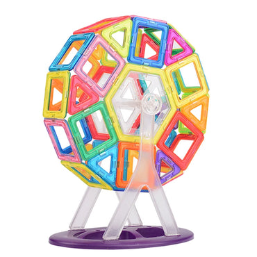Magnetic Building Blocks DIY Magnets Construction Set Big Size Learning Montessori Educational Toys For Kid Magnet Tiles STEM