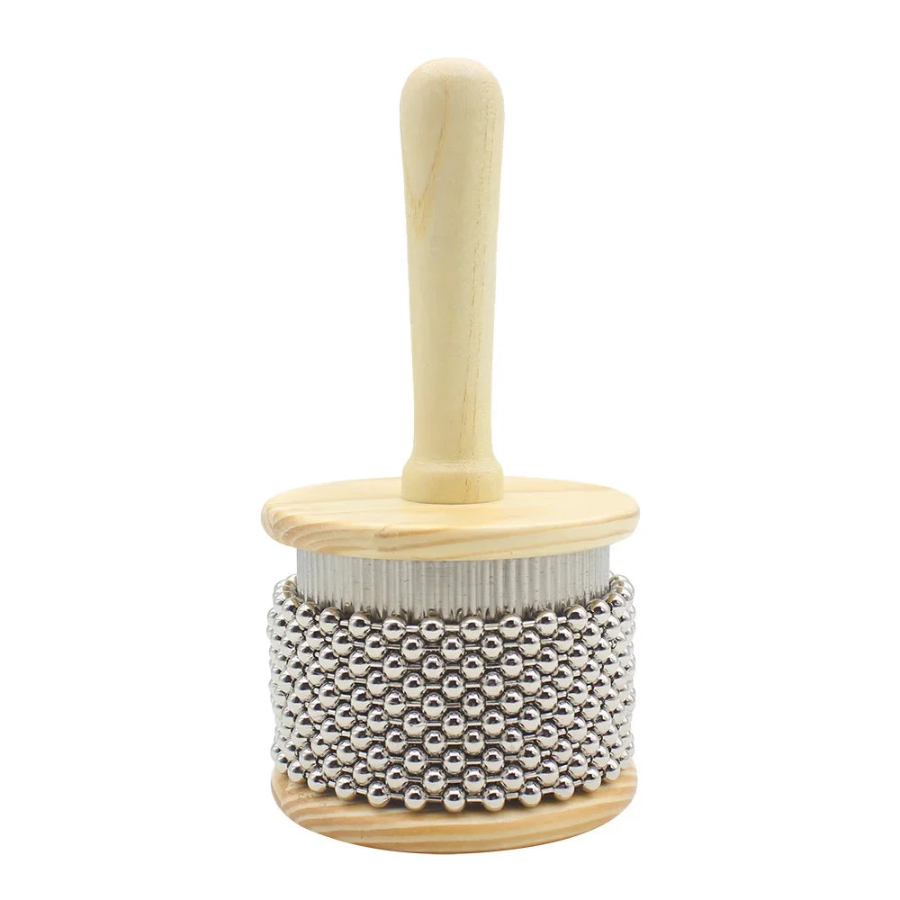 Wooden Cabasa Percussion Band Student Children Kid Instrument Pop Hand Shaker Professional Percussion Educational Tools