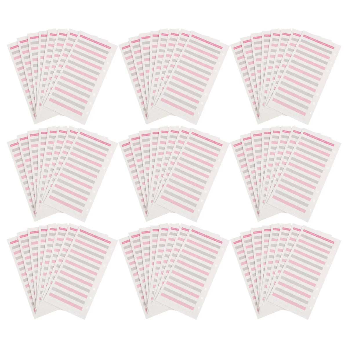 10 Books Budget Planner A6 6 Ring Binder Inserts Finance Refill Bill Payment Tracker Expense Log Money Saving Envelope
