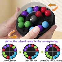 3D Brain Teasers and Puzzle Games,Rotating Magic Bead Puzzle Ball Fidget Toys Logical Thinking Intellectual Game for Kids Adults
