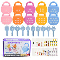 Educational Toy Apple Digital Unlock Toys Fun Number and Letter Match Game for Inspired Learning Toy Gift