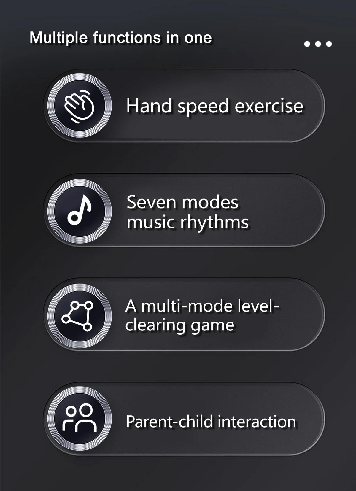 Electronic Music Rhythm Puzzle Game Machine Light Up Sensory Fast Push Organ Montessori Educational Travel Toy Christmas Gifts