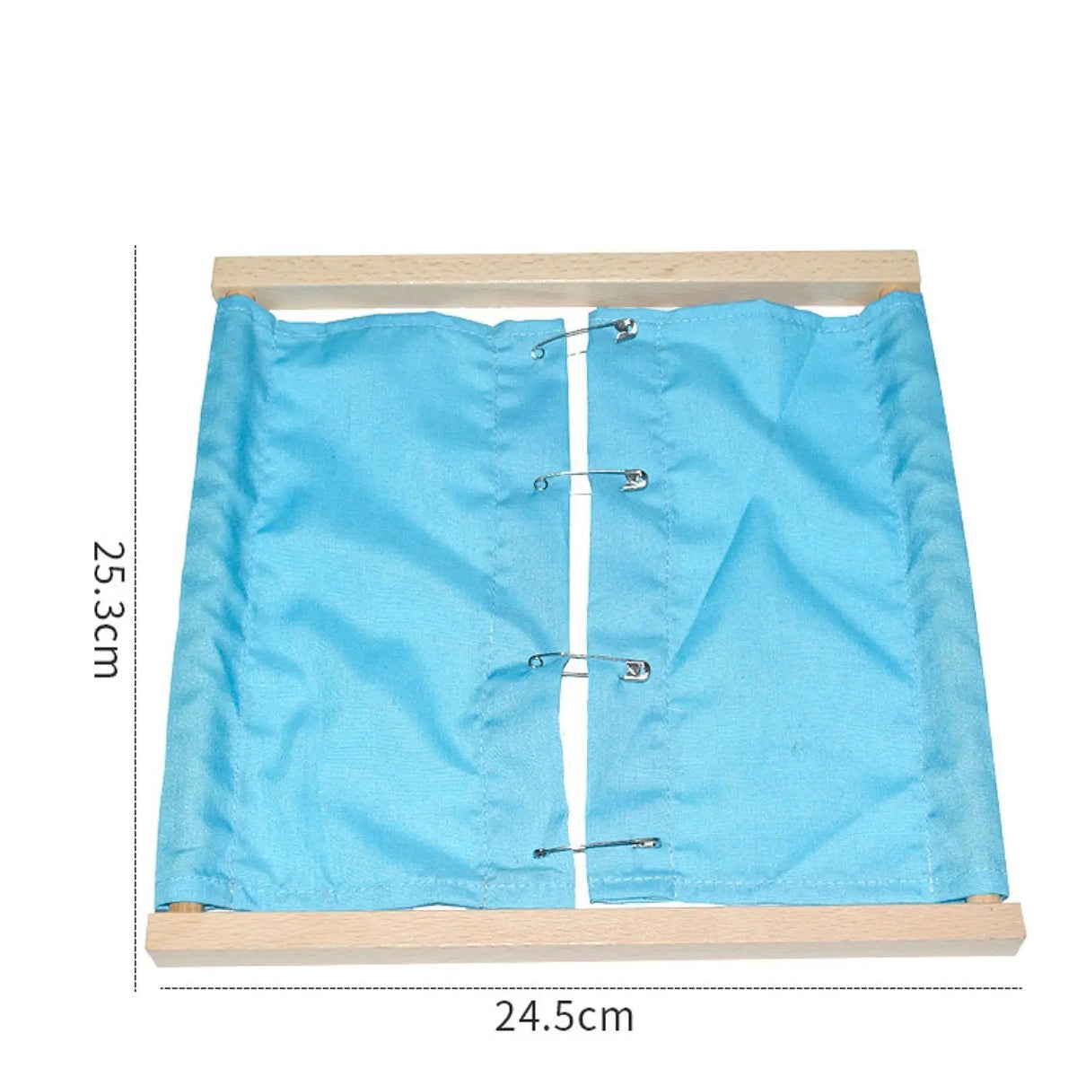 Montessori Clothing Board Training Tool Dress Learning Board Clothing Frame Toy Sensory Board for Toddlers Children Kids
