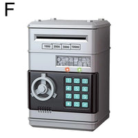 Electronic Piggy Bank Automatic Mini Safe Coins Cash Saving Money Box Password Counter Code Key Lock Coin Bank ATM Child Gift