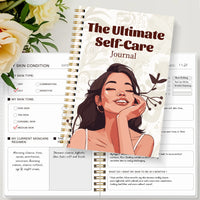 A5 Skincare Journal,Daily Beauty Routine & Product Tracker Notebook with Progress Notes,Self-Care Planner for Women and Teens