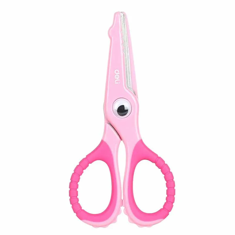1pcs Child Safety Scissors Kindergarten Handmade Round Head Small Scissors for Paper Cross Stitch Scissors Yarn Pink Blue