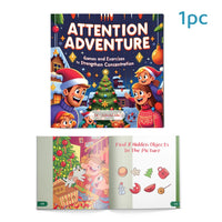 5PCS The Attention Adventure Books for Kids – Fun Games & Exercises to Strengthen Focus and Concentration Skills