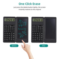 Portable 6.5 Inch Calculator LCD Screen Writing Tablet Folding Scientific Calculator Tablet Digital Drawing Pad With Stylus Pen