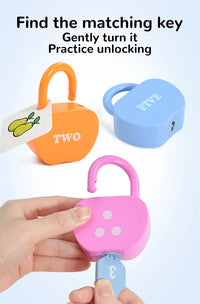 Educational Toy Apple Digital Unlock Toys Fun Number and Letter Match Game for Inspired Learning Toy Gift