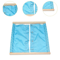 Montessori Clothing Board Training Tool Dress Learning Board Clothing Frame Toy Sensory Board for Toddlers Children Kids