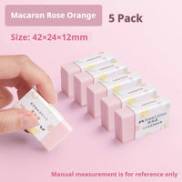 Faber-Castell Pencil Eraser 4/18 Pcs Macaroon Color Clean Rubber Eraser Set Portable School Office Supplies Student Stationery