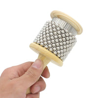 Wooden Cabasa Percussion Band Student Children Kid Instrument Pop Hand Shaker Professional Percussion Educational Tools