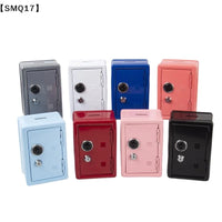 Mini Metal Safe Piggy Bank With Combination Lock And Key Security Perfect For Kids Money Saving Home Small Items Storage【SMQ】