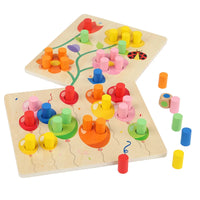 Educational Early Childhood Color Matching Children's Toys Sensory Training Building Blocks Kindergarten Teaching Aids