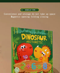 Dinosaur Theme Children's Math Tiles Number Decomposition Arithmetic 1-20 Addition And Subtraction Early Education Toys