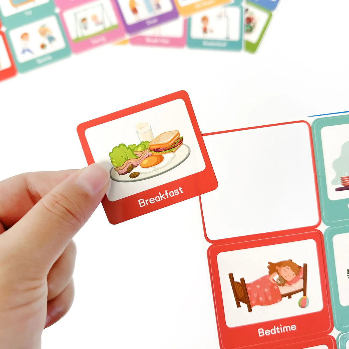 Children's Visual Time Chart Non Verbal Communication Visual Assistance Schedule Planning Daily Card Early Educational Toys