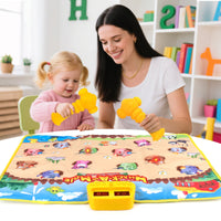 90x70cm Unicorn Music Mat Kid Toddler Mat Piano Keyboard and Drum 2 in 1 Toys Dance Mat 8 Instruments Sound Educational Toys