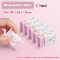 Faber-Castell Pencil Eraser 4/18 Pcs Macaroon Color Clean Rubber Eraser Set Portable School Office Supplies Student Stationery