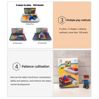 1Box Intelligence Magic Beads Travel Game for Kids and Adults a Cognitive Skill-Building Brain Game Kids Montessori Toys