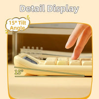 Detachable Mute Mahjong-Sound Calculator Cute Cartoon Electronic Calculators Mechanical Buttons Large Screen