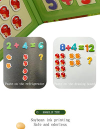 Dinosaur Theme Children's Math Tiles Number Decomposition Arithmetic 1-20 Addition And Subtraction Early Education Toys