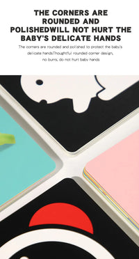 Baby Visual Stimulation Cards Montessori High Contrast Flash Card Infant Visual Early Education Learning Toys For Newborn Gifts