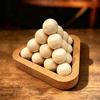 Magic Baffling Difficult Brain Teaser 3D Wooden Pyramid Puzzle IQ Logic Training for Adults & Kids Challenge Educational Toys