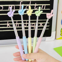 Retractable Hand Shape Reading Pointer Stick Stretchable Teaching Guidance Stick Kids Reading Tool Classroom Instruction Pointer