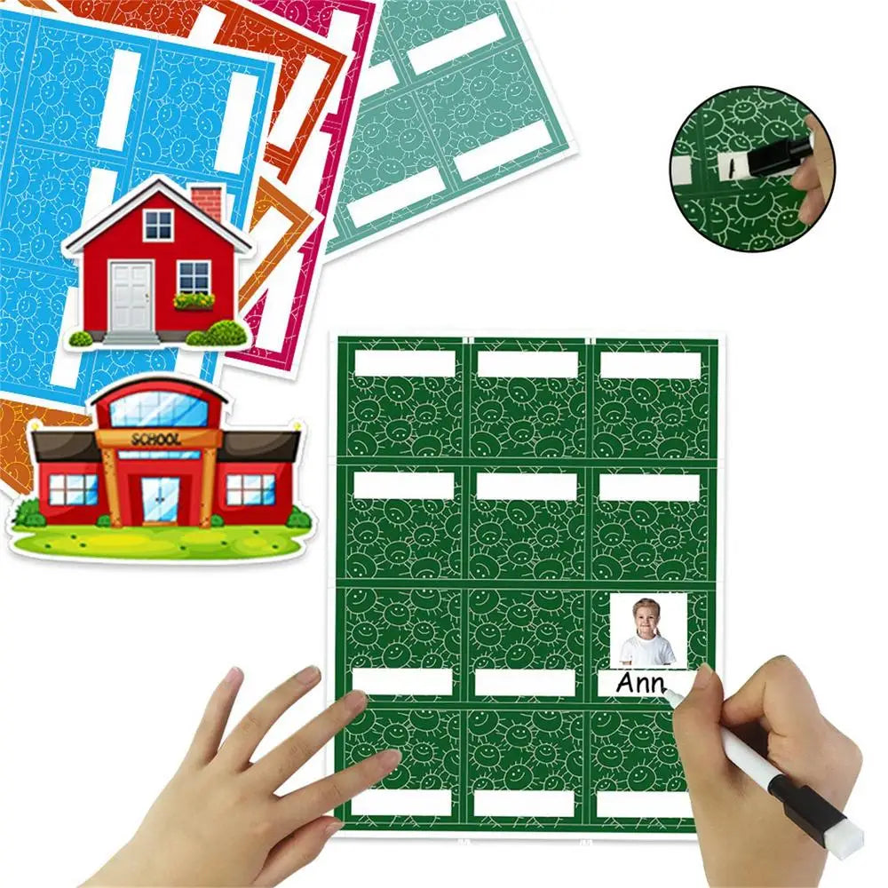 School Classroom Attendance Pocket Chart With 74 Color Cards Teacher Who Is Here Today Accessories For Classroom Management