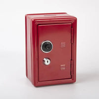 Mini Metal Safe Piggy Bank With Combination Lock And Key Security Perfect For Kids Money Saving Home Small Items Storage【SMQ】