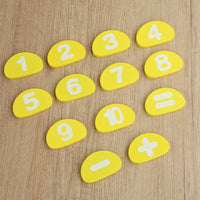 Children's Wooden Hedgehog Ten Digit Counter Ten Grid Game Addition Subtraction Operation Math Toy Number Cognitive Teaching Aid