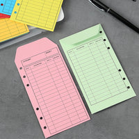 Set of 13 Vibrant Binders(1 Binder+12 Color Envelope), Cash Envelope Organizer - For Tracking Weekly and Monthly Spending Report