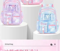 Refrigerator Door Pink Princess Schoolbag Students Female Super Lightweight Large Capacity Anti-splashing Water Large Capacity