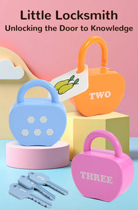 Educational Toy Apple Digital Unlock Toys Fun Number and Letter Match Game for Inspired Learning Toy Gift