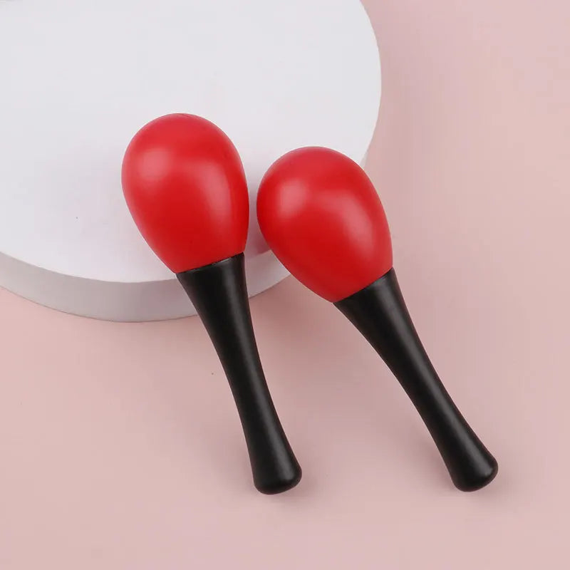 10 Pieces of Children Can Chew The Small Sand Hammer Sand Hammer Training Toy Percussion Instrument Mini Sand Hammer