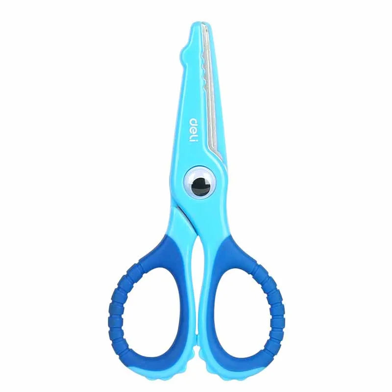 1pcs Child Safety Scissors Kindergarten Handmade Round Head Small Scissors for Paper Cross Stitch Scissors Yarn Pink Blue