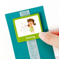 Children's Visual Time Chart Non Verbal Communication Visual Assistance Schedule Planning Daily Card Early Educational Toys