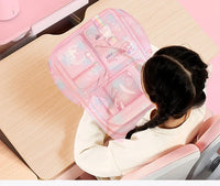 Refrigerator Door Pink Princess Schoolbag Students Female Super Lightweight Large Capacity Anti-splashing Water Large Capacity