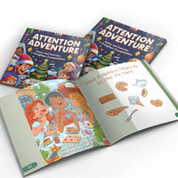 5PCS The Attention Adventure Books for Kids – Fun Games & Exercises to Strengthen Focus and Concentration Skills