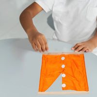 Montessori Clothing Board Training Tool Dress Learning Board Clothing Frame Toy Sensory Board for Toddlers Children Kids