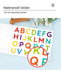 Alphabet Practice Workbook For Kids Handwriting Tracing Picture Book with Stickers Pen Control Training Coloring Book