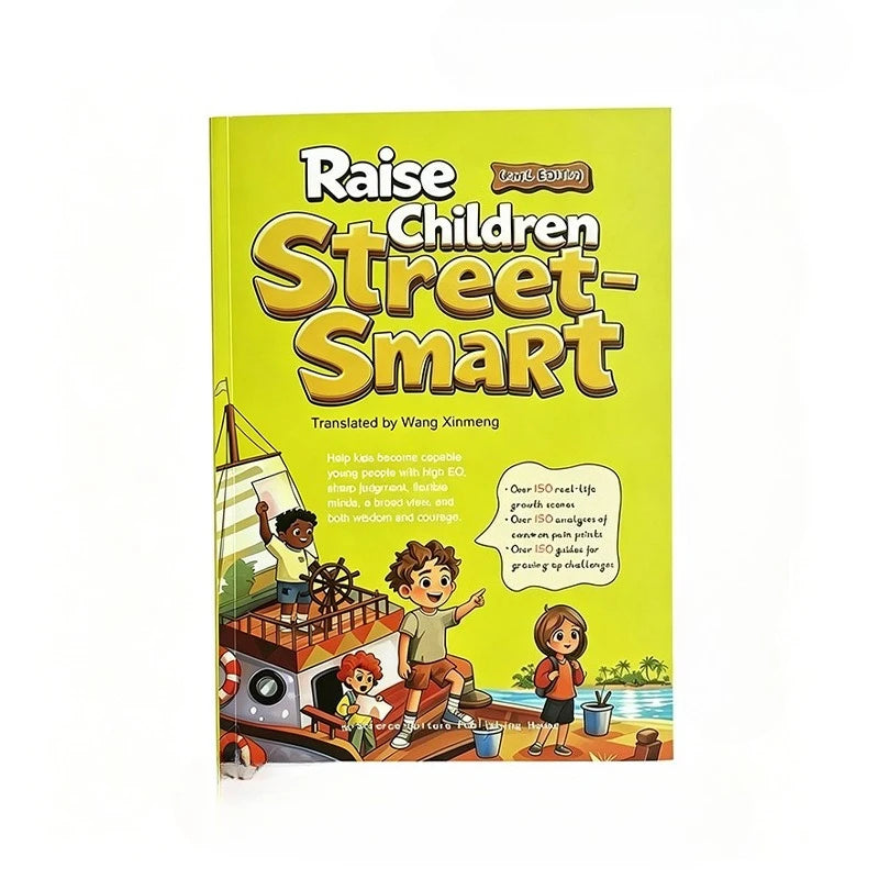 Raise Children Street‑Smart Comic Edition  Kids EQ Development Growth Guidance Book Children Life Wisdom Education Bookpresent
