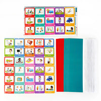 Children's Visual Time Chart Non Verbal Communication Visual Assistance Schedule Planning Daily Card Early Educational Toys