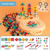 Children's Screw-Twisting Assembly and Disassembly Tool Box Electric Drill Baby Hands-On Educational Toys for Boys