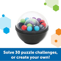 3D Brain Teasers and Puzzle Games,Rotating Magic Bead Puzzle Ball Fidget Toys Logical Thinking Intellectual Game for Kids Adults