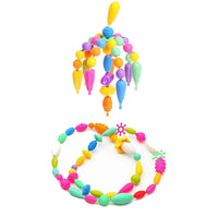 DIY Pop Beads Girl Toy Creativity PopArty Beads Snap-Together for Kid Crafts Children Bracelet Jewelry Fashion Kit Toy for Girl