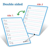 Dry Erase Handwriting Tracing Practice Board for Kids Write and Wipe Reusable Boards for Kindergarten and Preschool Montessori