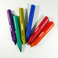 6pcs set Washable Bath Crayons-Colorful, Easy-Clean Markers for Youngsters, Fun Shower Draw in the Tub Graffiti Toy
