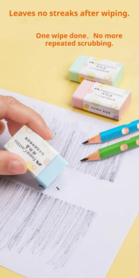 Faber-Castell Pencil Eraser 4/18 Pcs Macaroon Color Clean Rubber Eraser Set Portable School Office Supplies Student Stationery