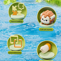 Montessori Pop up Animal Toys and Learning Boxes - Enhance Logic and Motor Skills, Suitable for Children's Birthday Gifts
